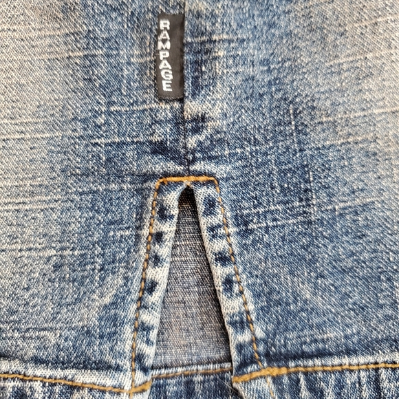 RAMPAGE SIZE 5 DENIM JEAN SKIRT - Picture 4 of 4